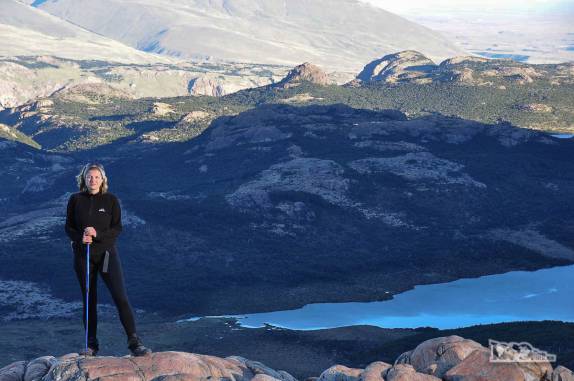 Fim de tarde no parque Los Glaciares, região de El Chaltén, no sul da patagonia argentina